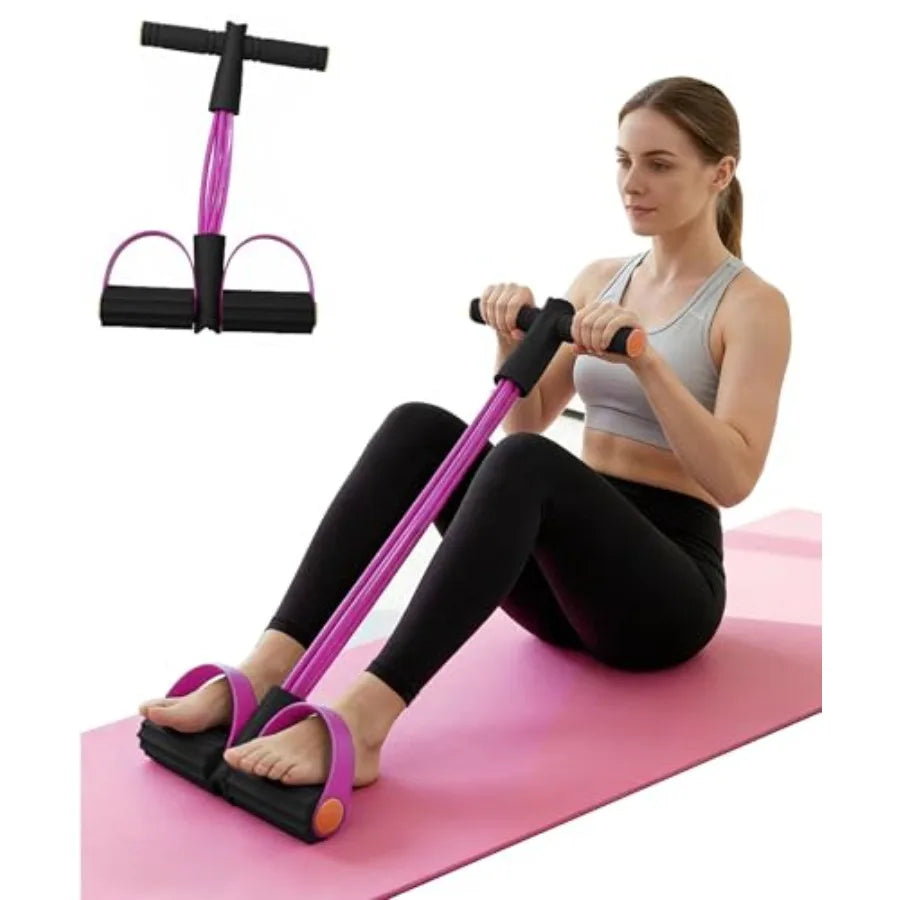 Pedal Resistance Bands With Handles For Full Body Training