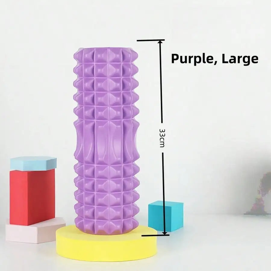 Foam Yoga Massage Roller For Muscle Relaxation And Flexibility