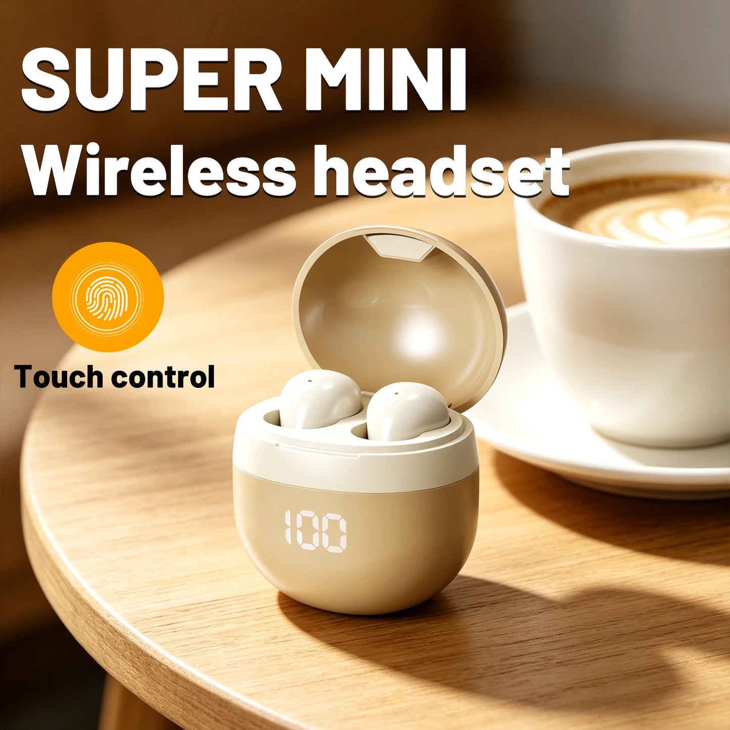 Shuke Wireless Earbuds With Active Noise Cancellation And Low Latency