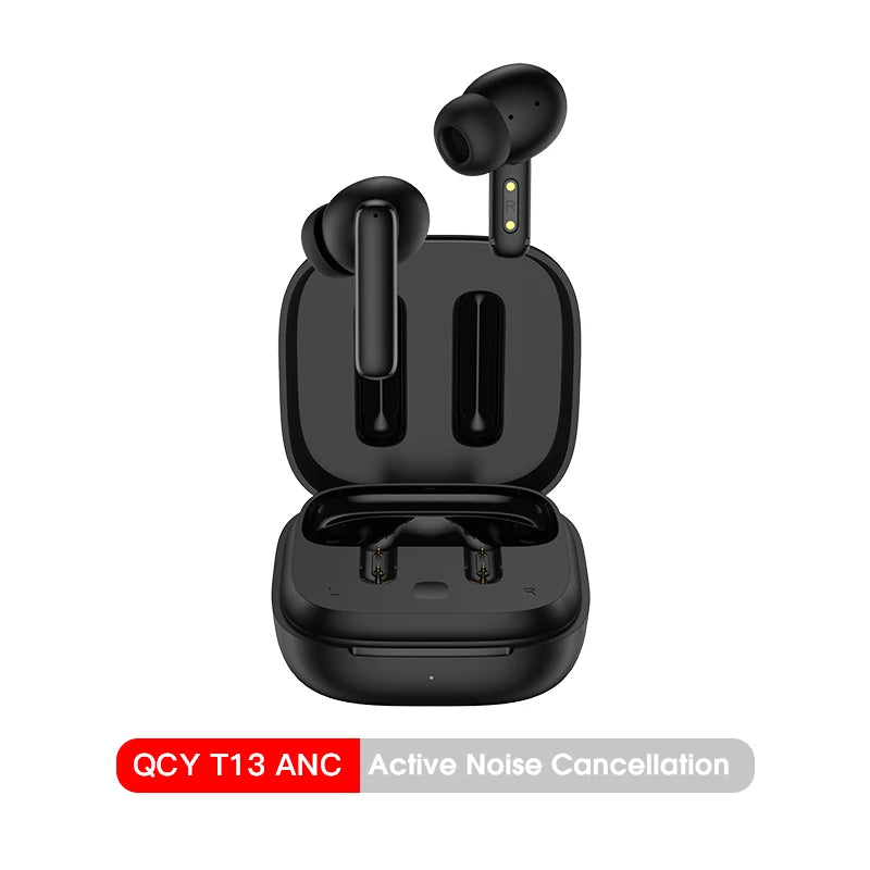 QCY T13 ANC Wireless Earbuds With Bluetooth 5.3 Connection