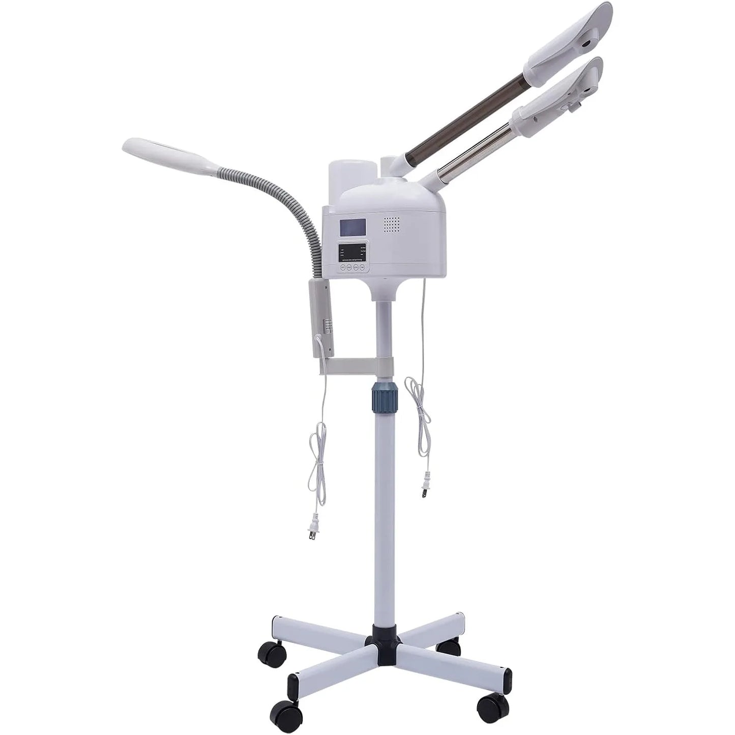 3 In 1 Facial Steamer With LED Magnifying Lamp For Home Spa