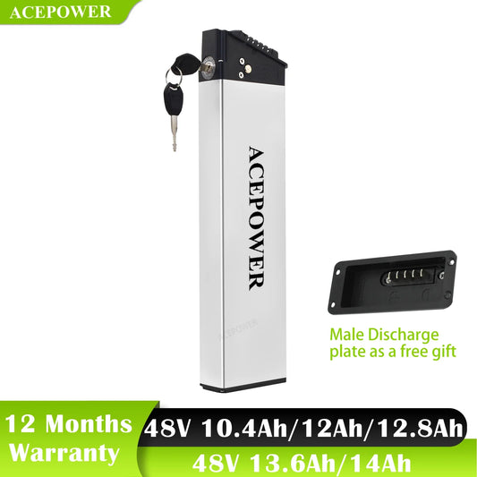ACEBEI-POWER Ebike Battery 48V 10.4Ah 12.8Ah 13.6Ah 14Ah Folding