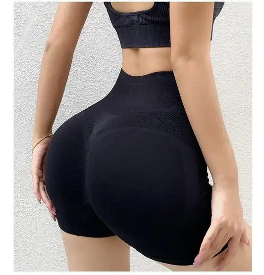 Yoga Set Women Sports Bra Shorts Leggings Seamless Workout Wear