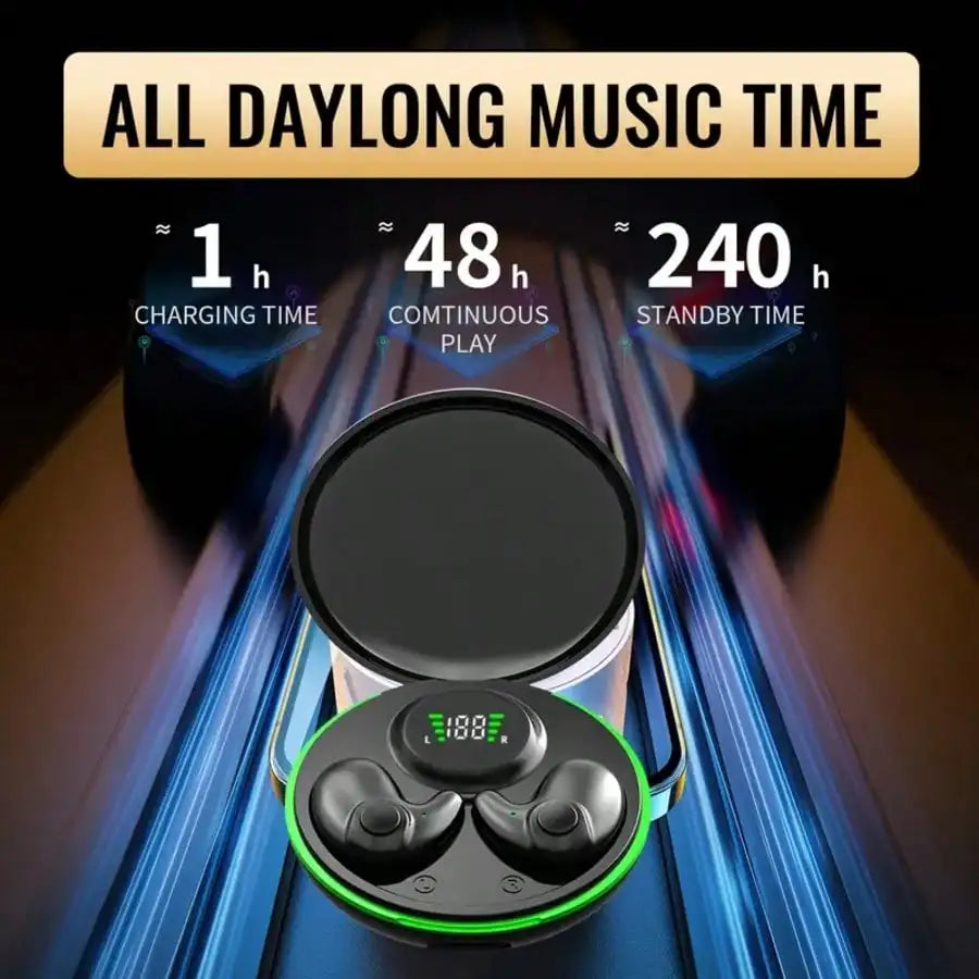 VIKEFON Long-Lasting Endurance Battery Earphones With Easy Charging