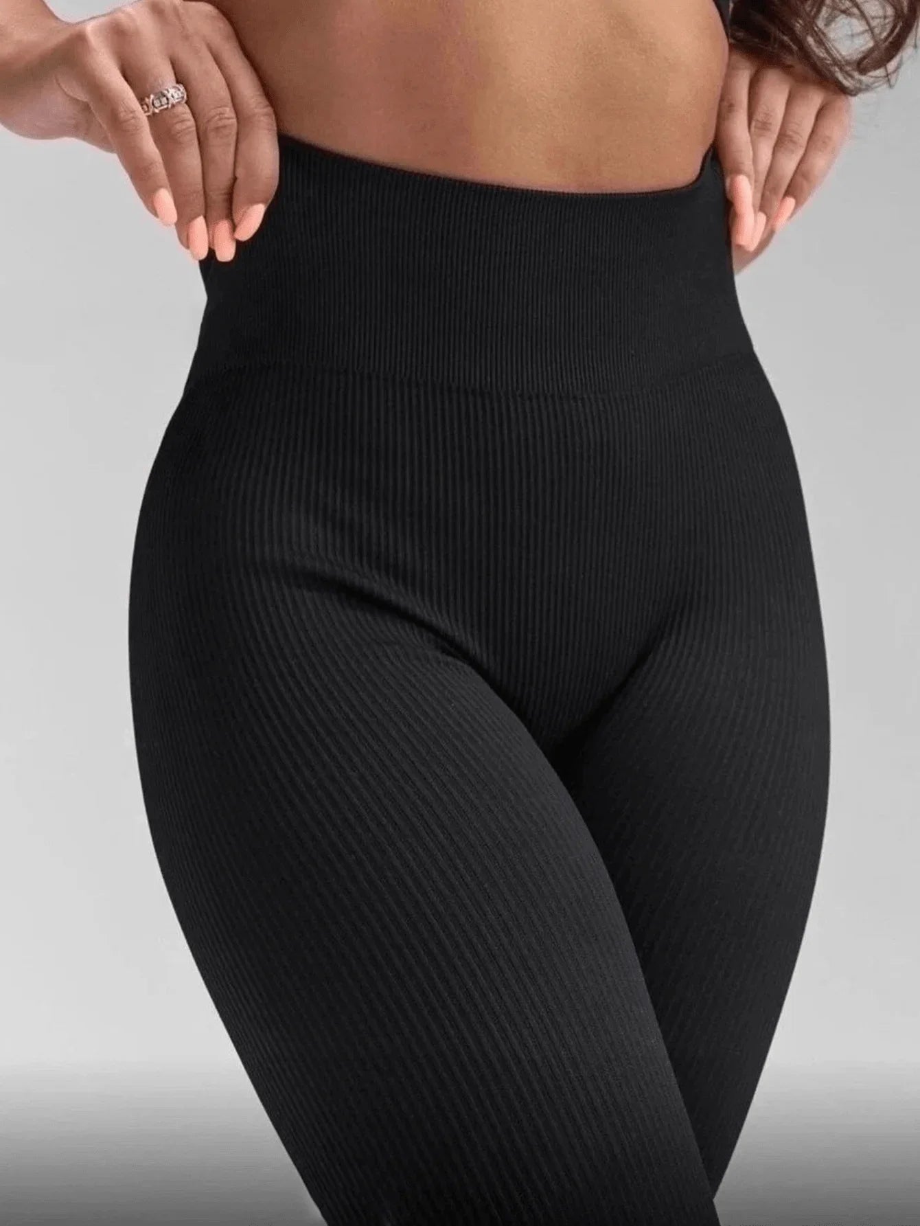 Summer Sports Yoga Leggings With Seamless High Elastic Tummy Control