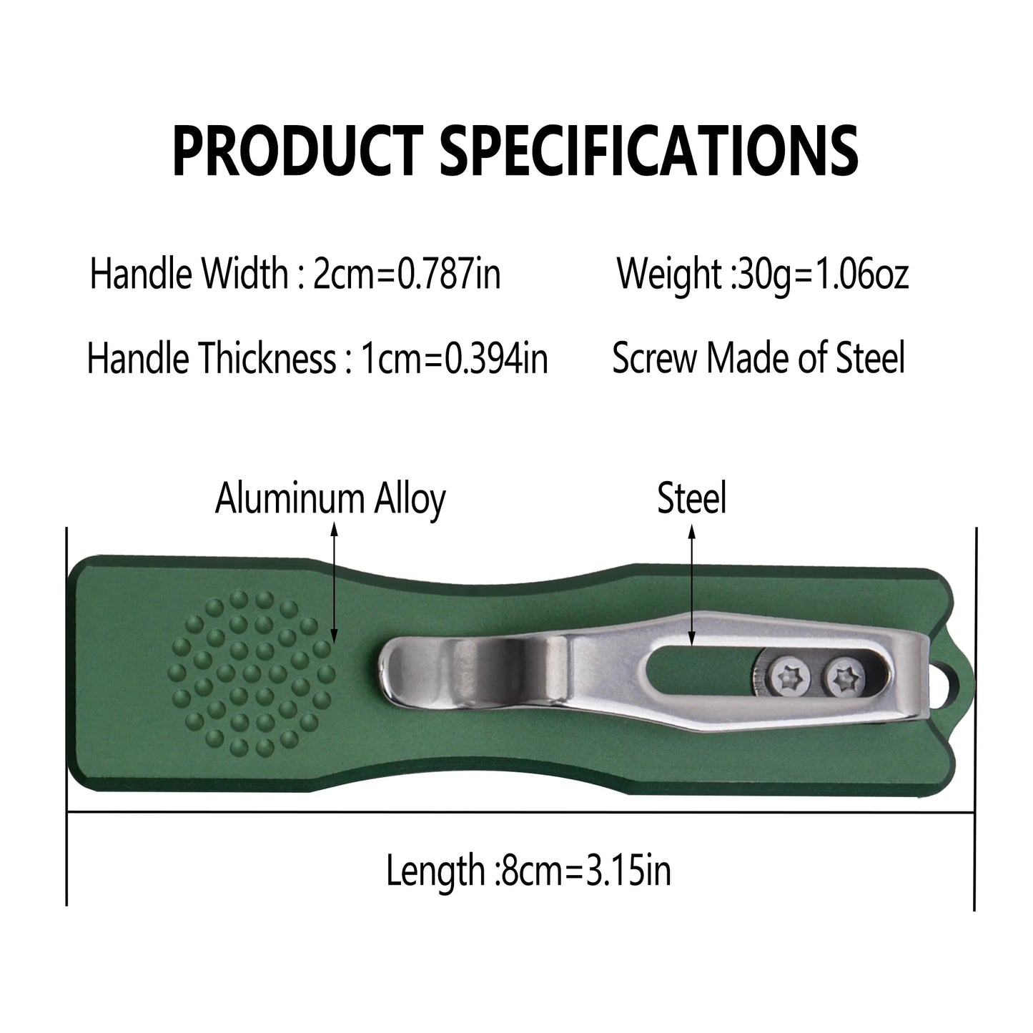 Aluminum Folding Knife Multifunctional Outdoor Tool For Camping Hiking