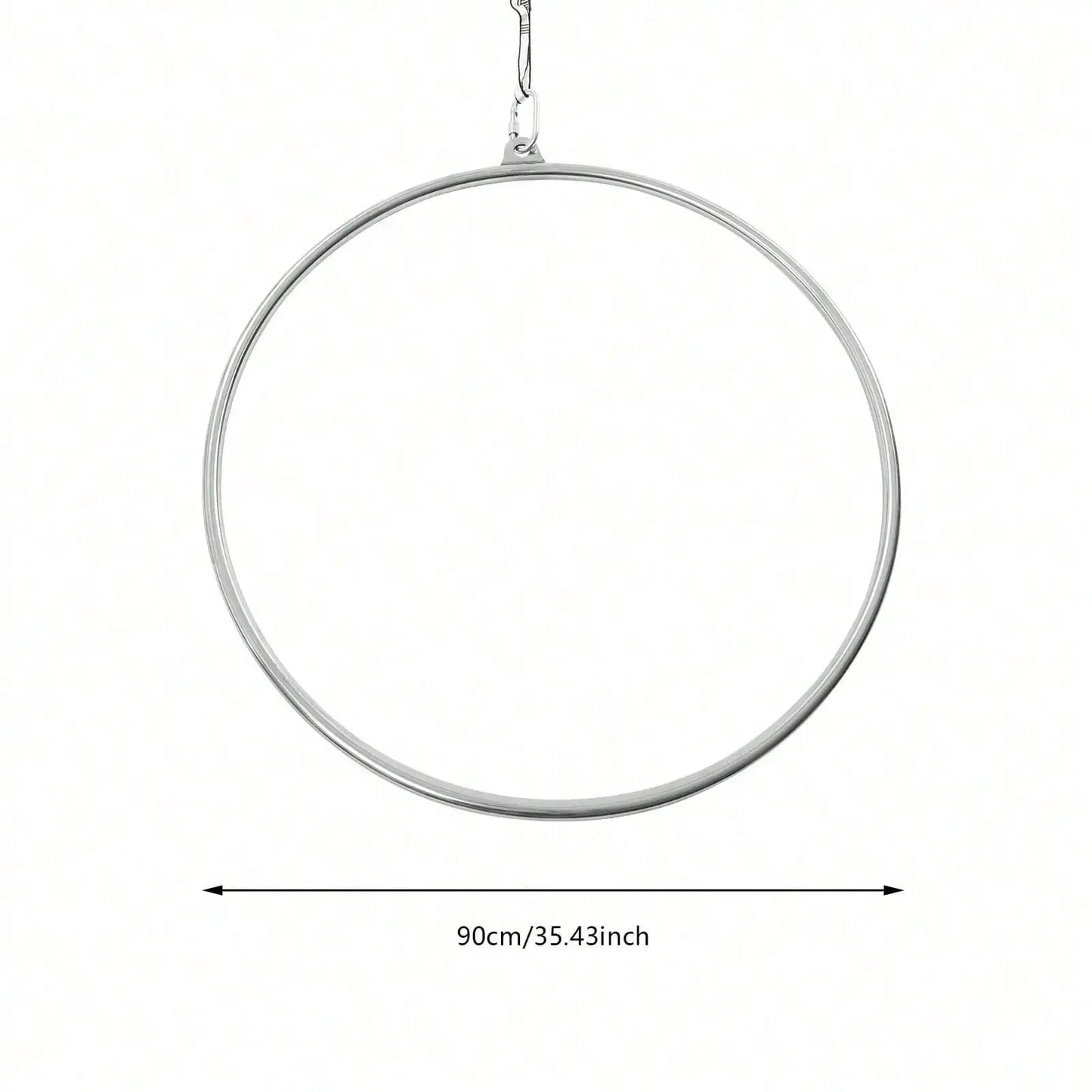 Aerial Lyra Hoop Gymnastic Equipment Stainless Steel Ring 350Kg