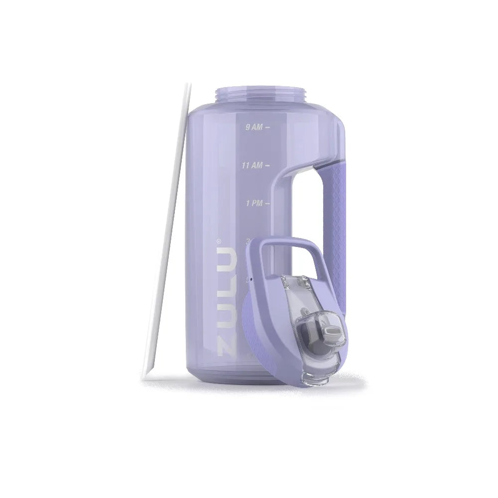 BPA Free Water Bottle With Time Markings And Leak Proof