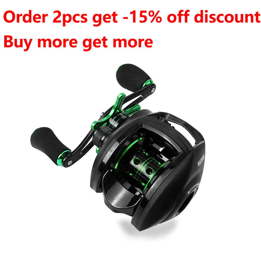 LINNHUE BS2000 Baitcasting Reel 8.1 To 1 Gear Ratio Saltwater