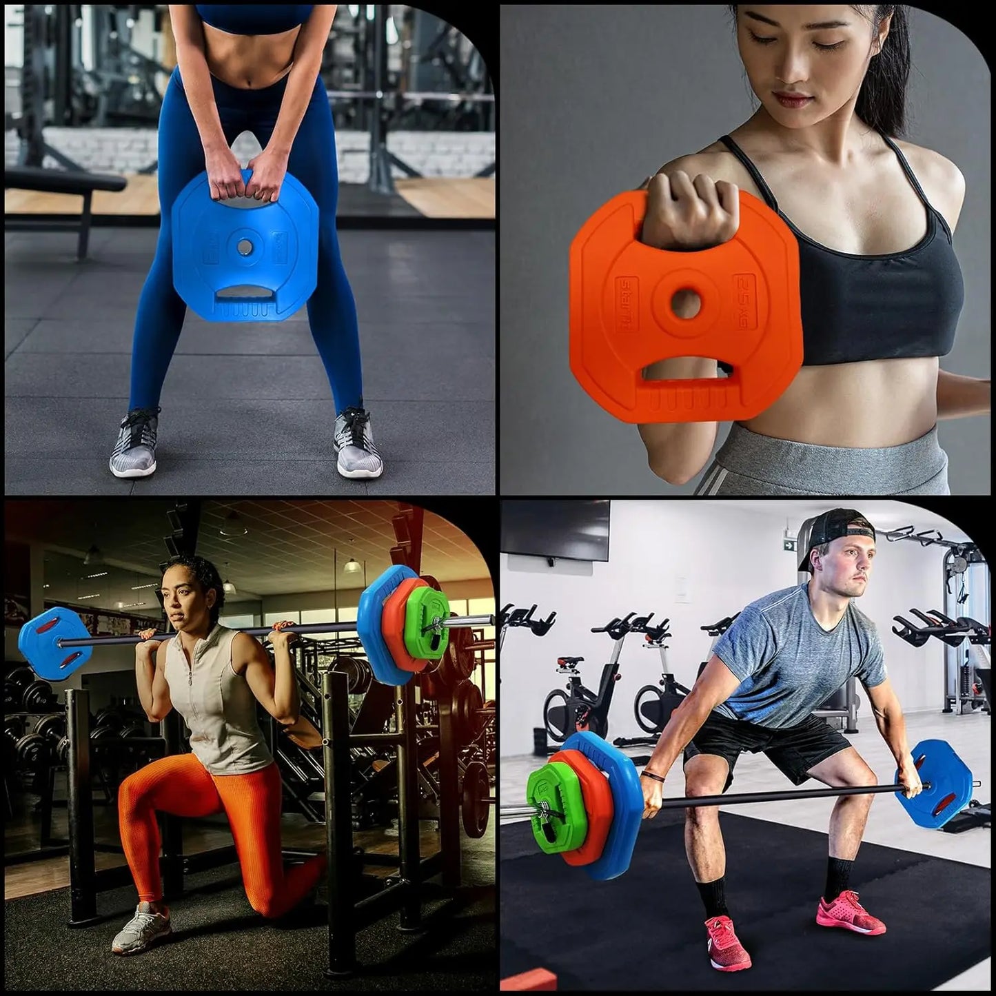 Twister.CK Adjustable Barbell Weight Set 40lb 20kg for Home Gym