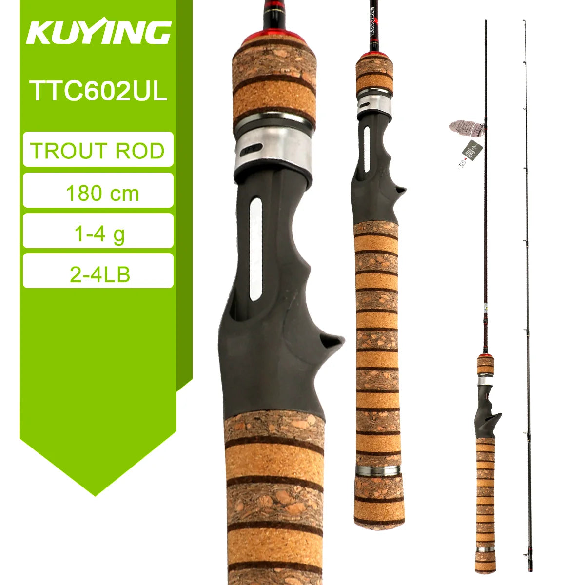 Kuying Carbon Fishing Rod For Casting And Spinning