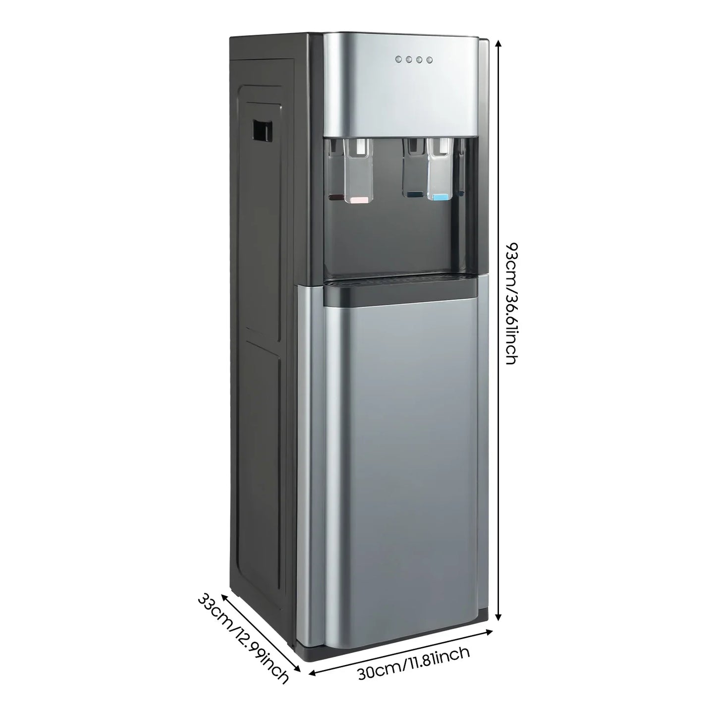 Freestanding Bottom Loading Hot And Cold Water Dispenser