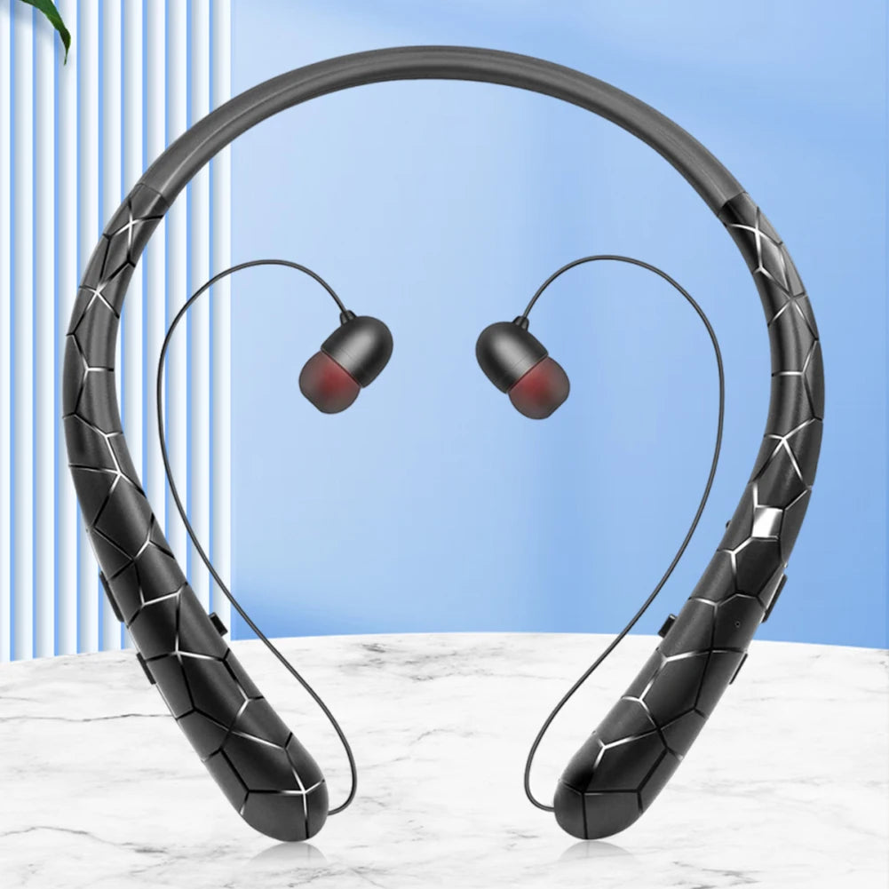 Neckband Bluetooth Headset Waterproof Noise Canceling Earbuds For Samsung LG