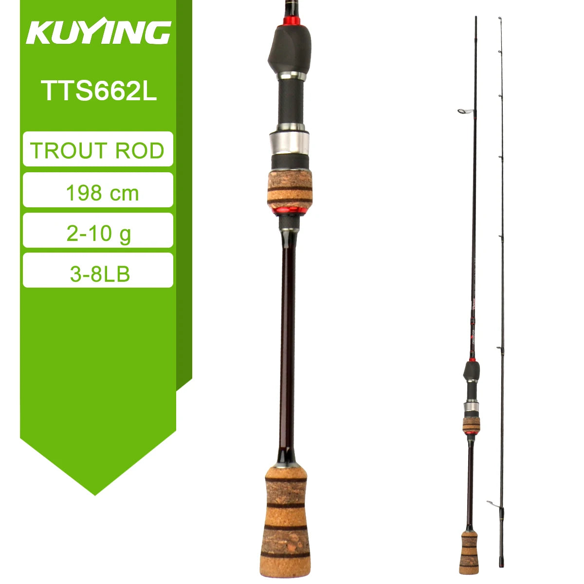 Kuying Teton Spinning Casting Rod For Lures Fuji Parts