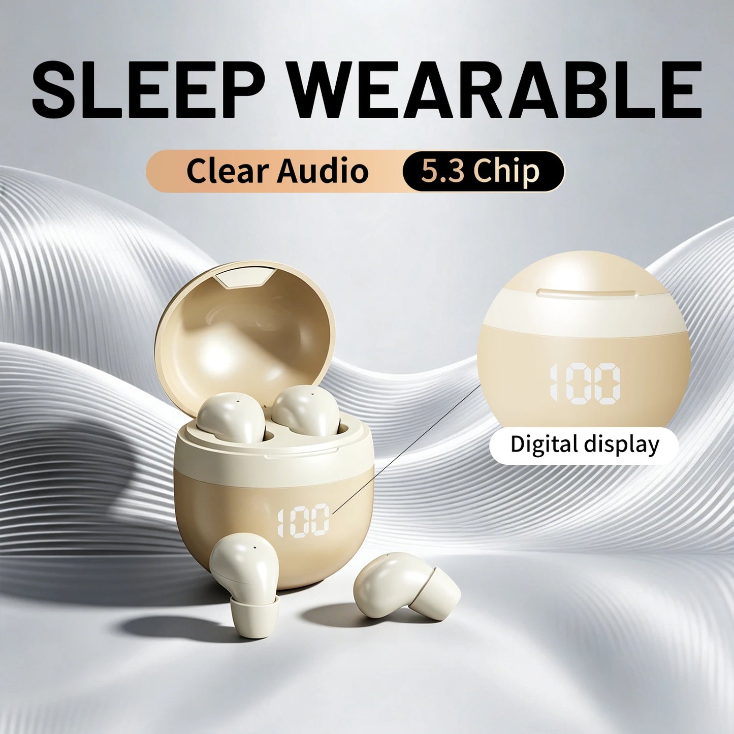 Shuke Wireless Earbuds With Active Noise Cancellation And Low Latency