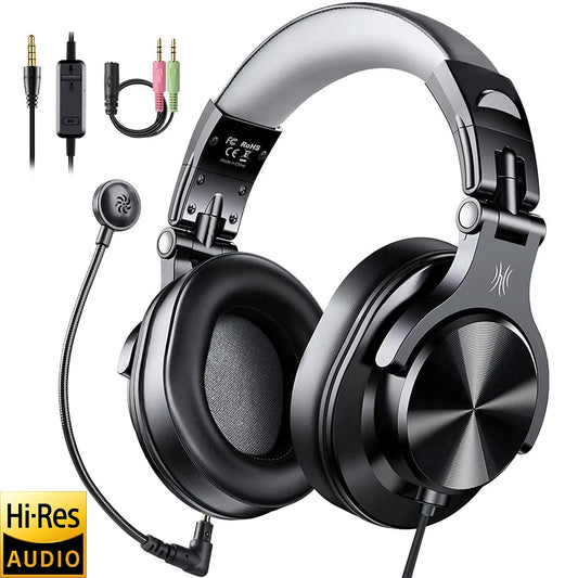 Oneodio 3.5mm Wired Gaming Headset With Detachable Microphone