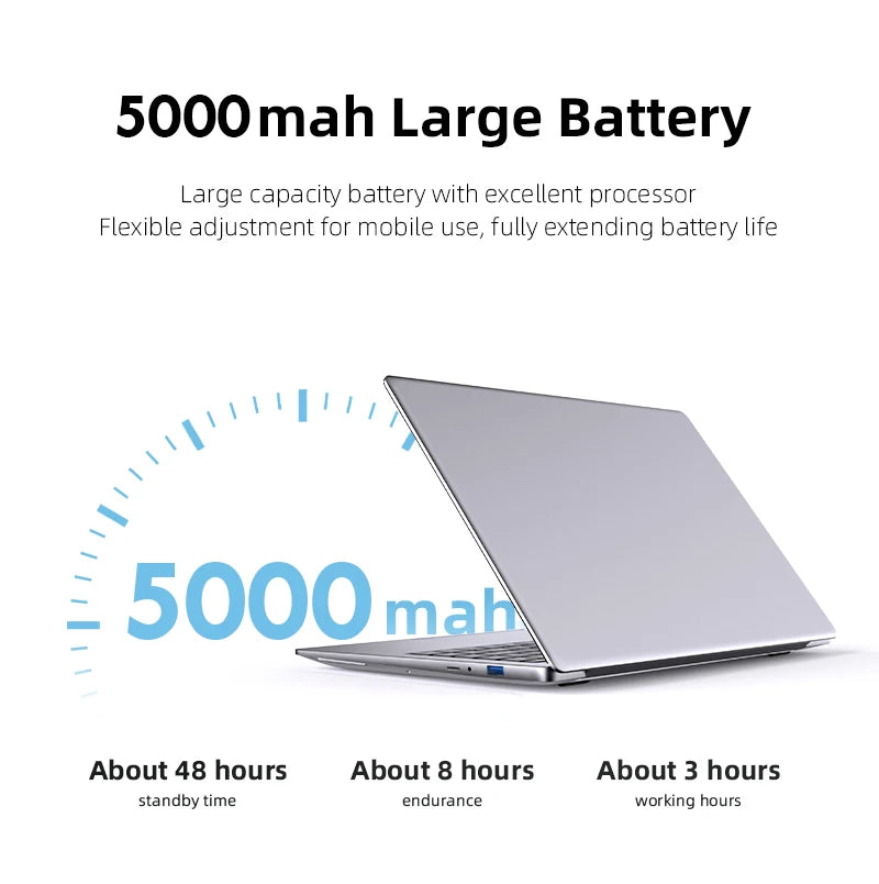 Xiaman Ultra Slim Windows 11 Laptop With Intel Atom Processor