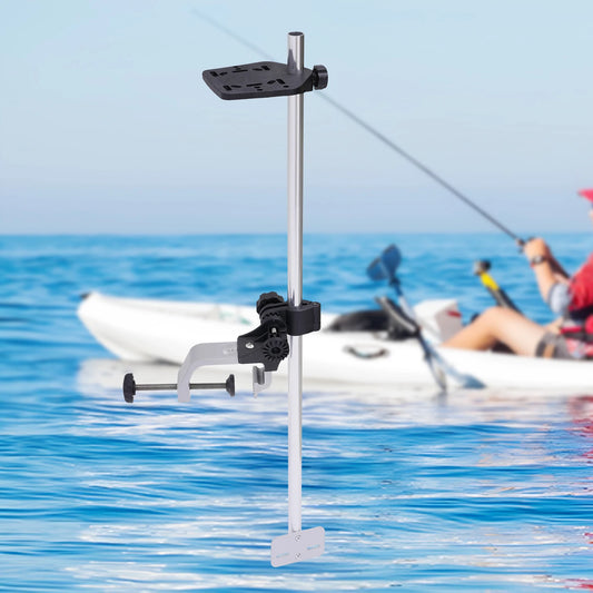 Portable Fish Finder Mount Universal Bracket With 360 Degree Rotatable