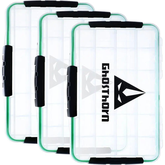 Tackle Box Organizer With 3 Removable Dividers Waterproof Lure Storage