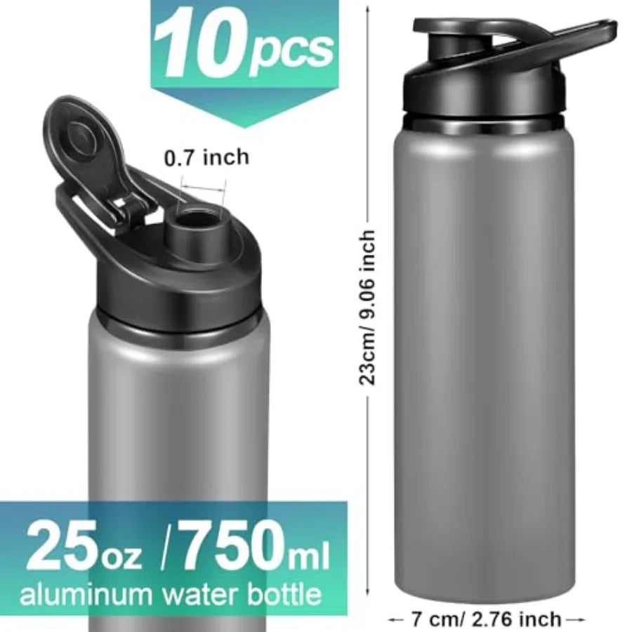 Reusable Water Bottle With Strap For Outdoor Sports Travel And Camping