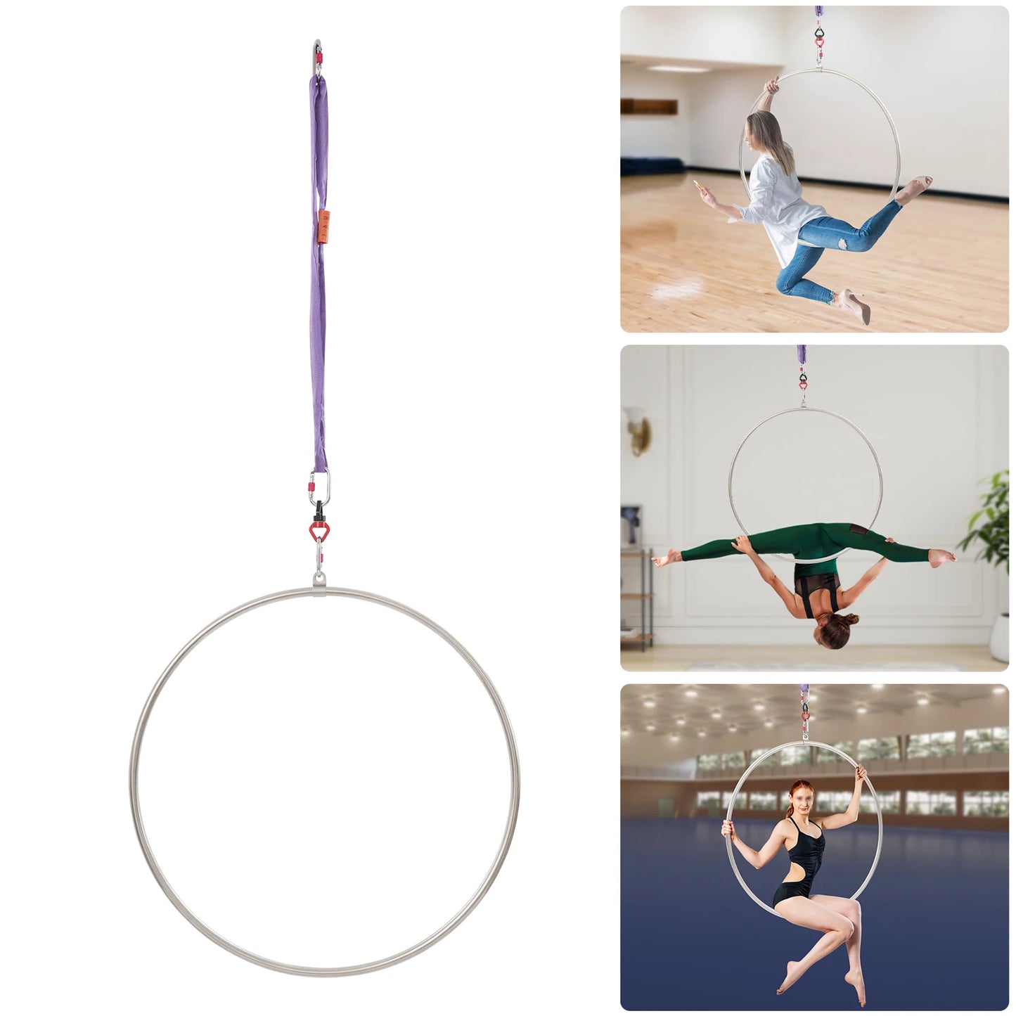 Aerial Hoop Set for Professional Aerial Fitness and Acrobatics 10KN