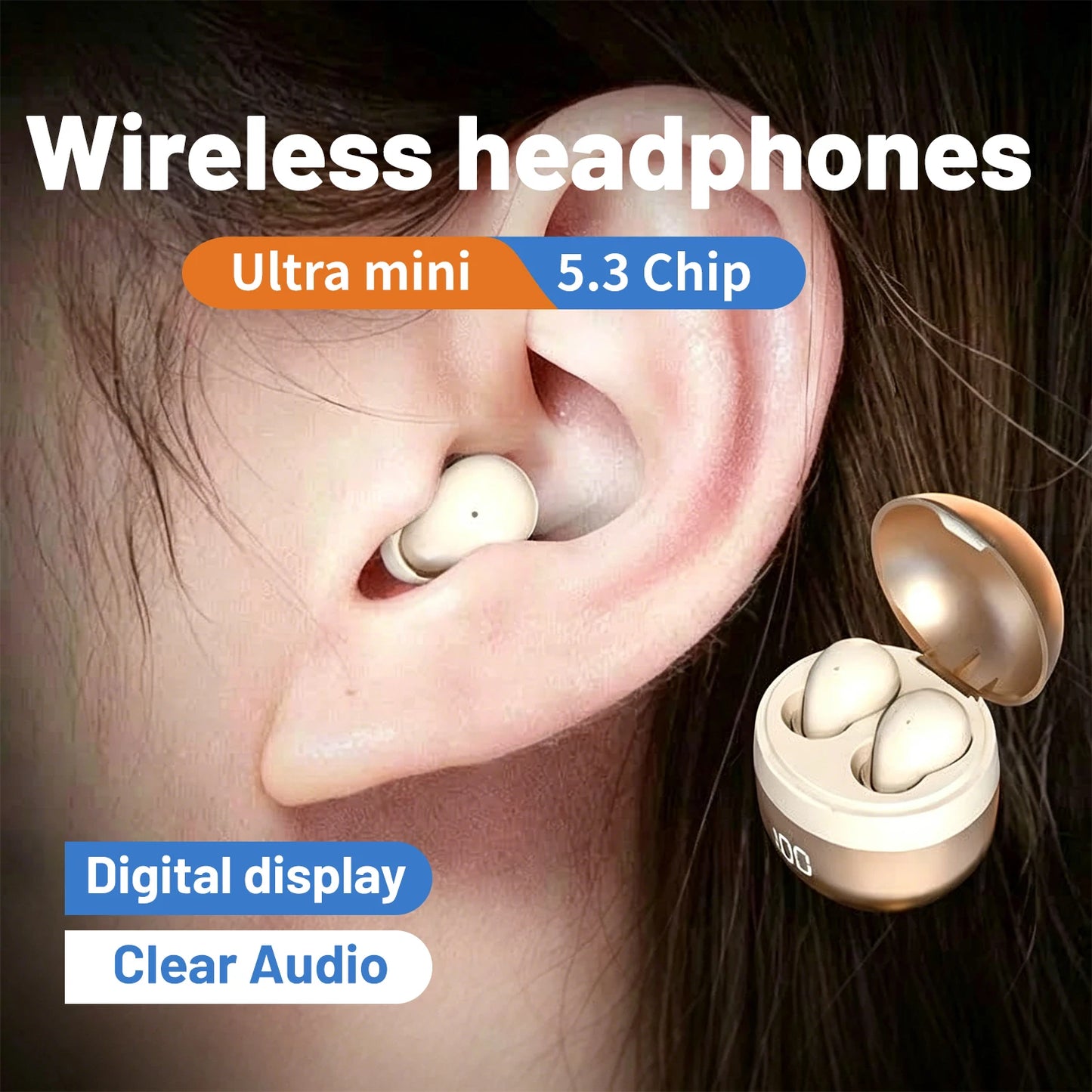 Shuke Wireless Earbuds With Active Noise Cancellation And Low Latency