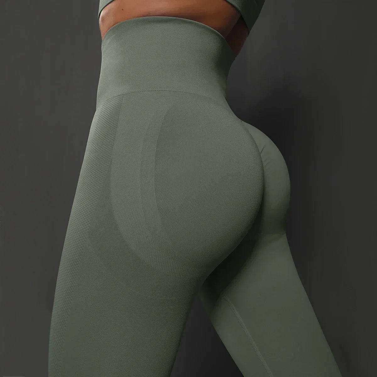 Hamidou Women Yoga Leggings High Waist Seamless Fitness Pants