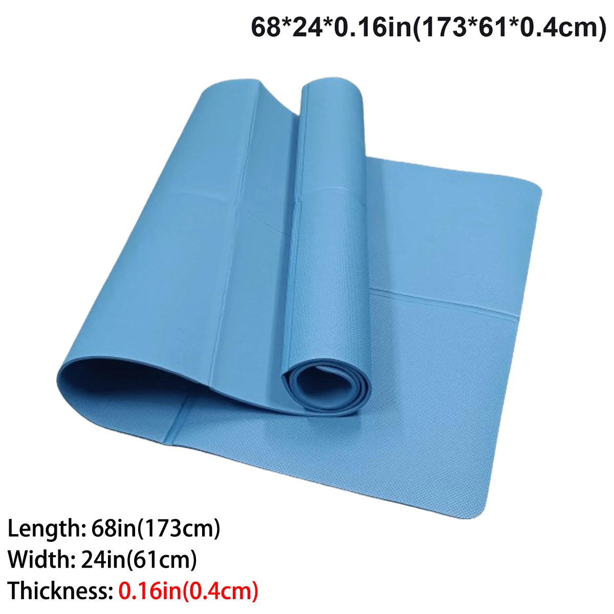 Foldable Eco Friendly EVA Yoga Mat For Travel And Workouts