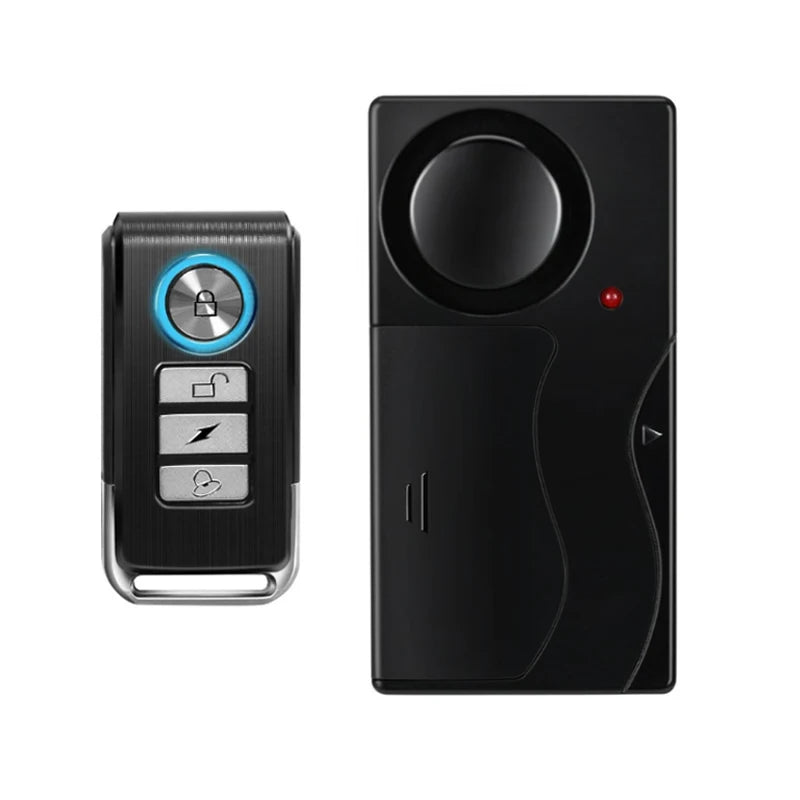 WSDCAM 110dB Anti Theft Vibration Alarm Door Window Remote Control