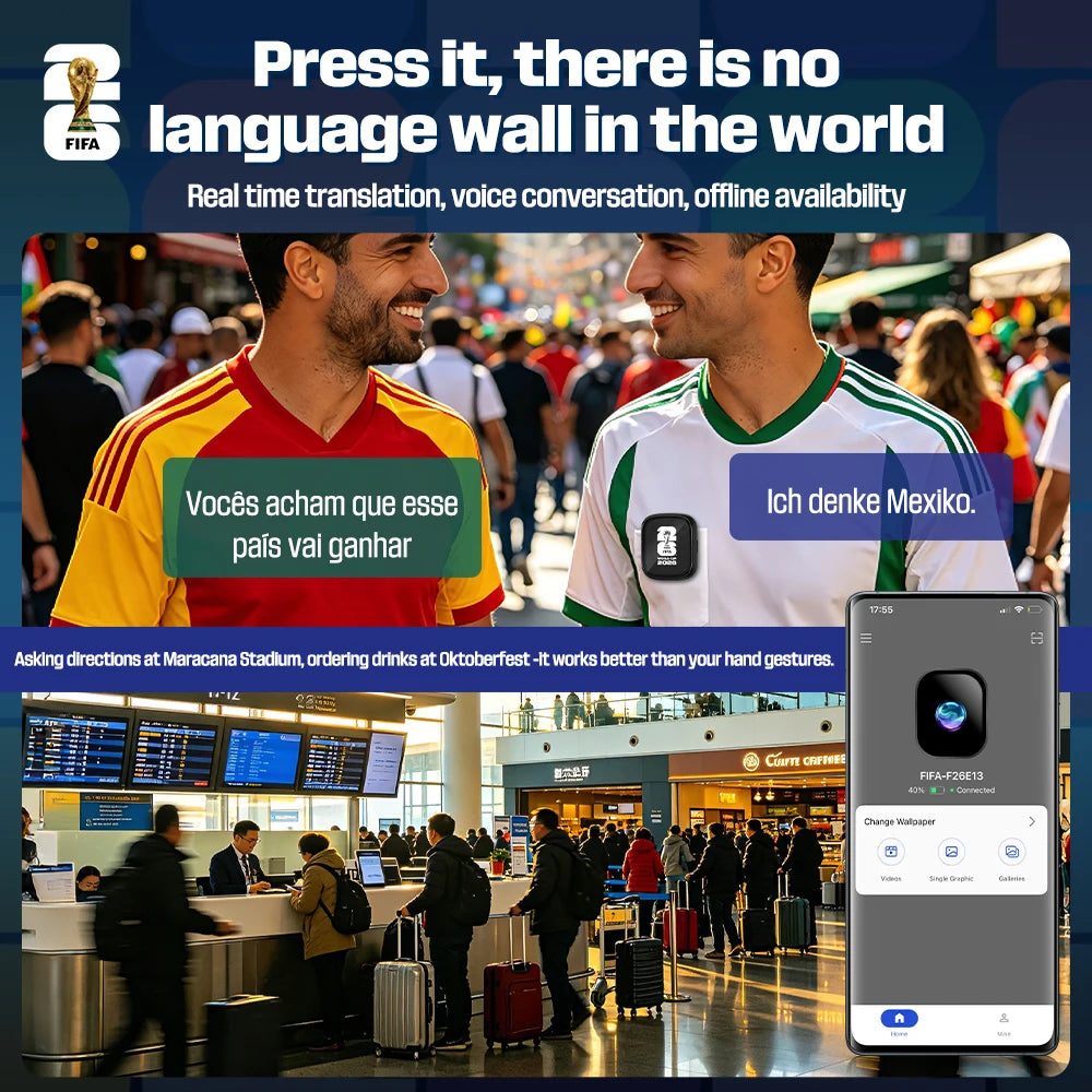 Fifa AI Voice Translator With Offline Photo And Text Translation