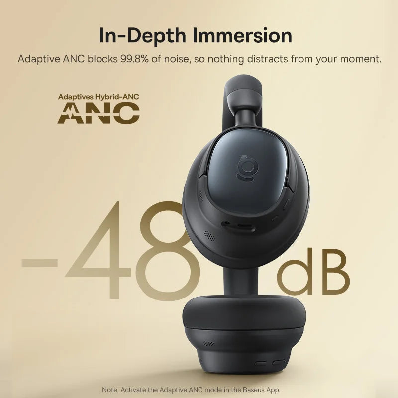Baseus Bowie MH1 ANC Wireless Headphones With LDAC