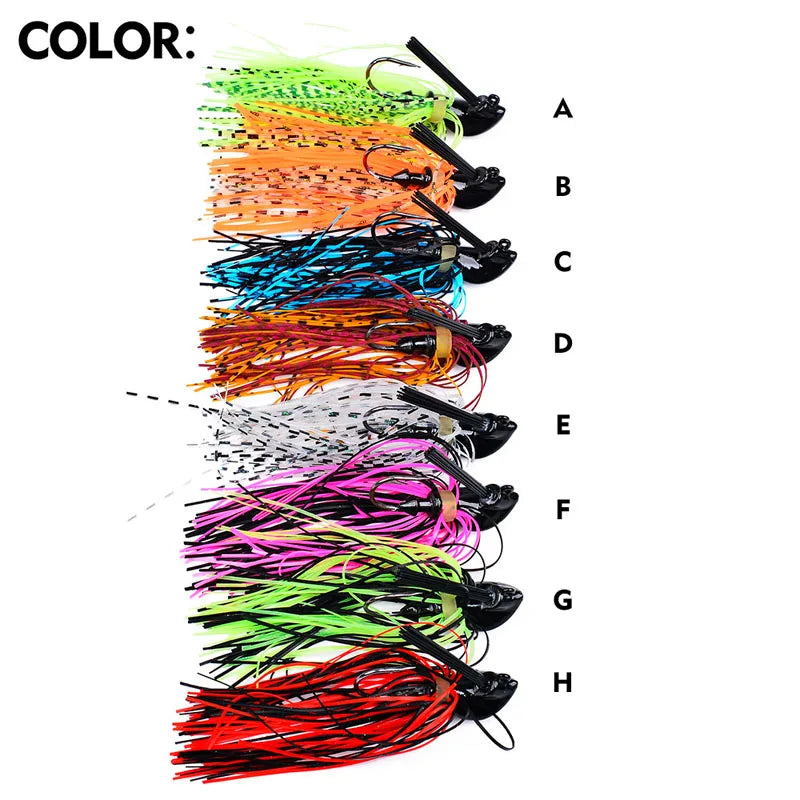 Bass Football Jigs Set Weedless Finesse Jigs With Silicone Skirts