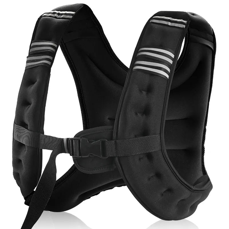 Weight Vest With Reflective Stripe For Training And Running