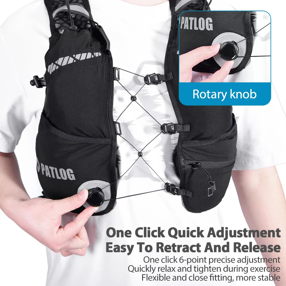 Breathable Hydration Vest Backpack For Trail Running And Cycling