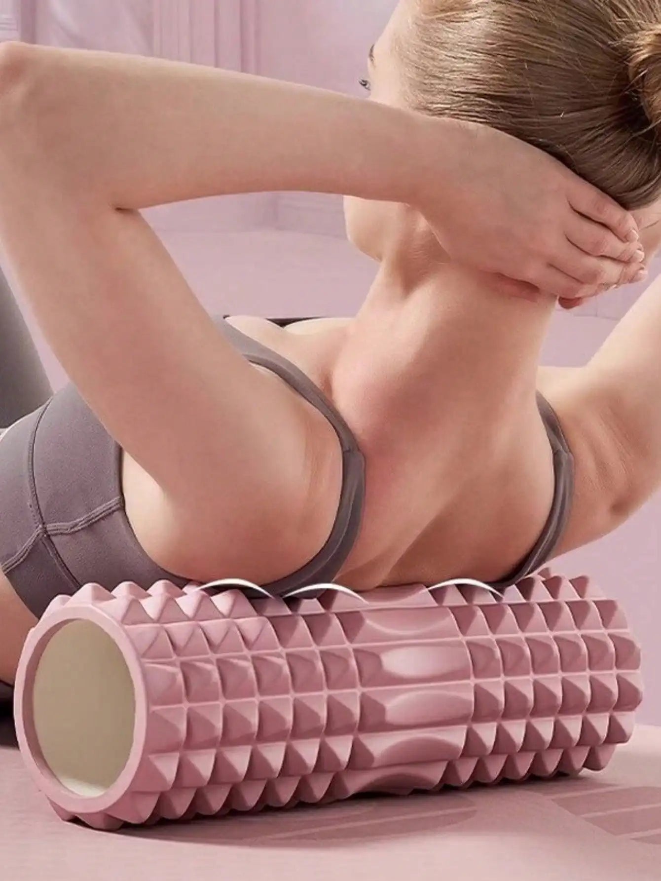 Foam Yoga Massage Roller For Muscle Relaxation And Flexibility