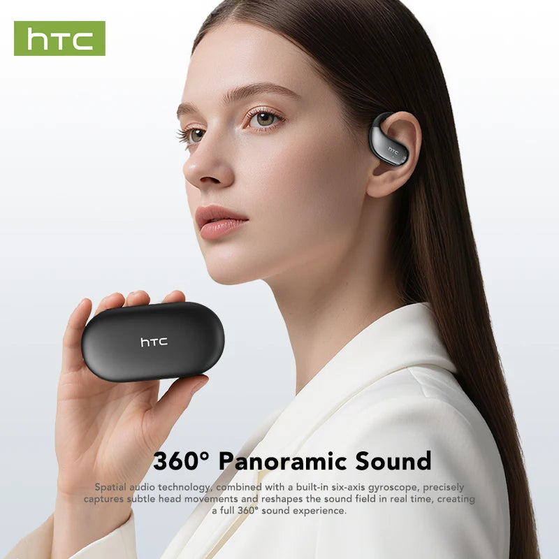 HTC NE57 Wireless Earphones Active Noise Cancellation 30Hr Battery Indicator