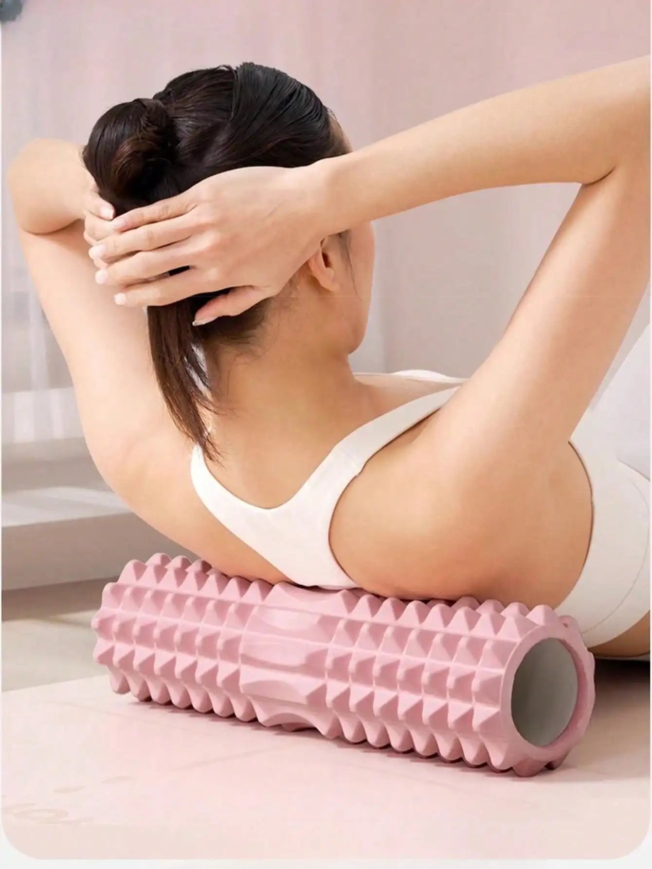 Foam Yoga Massage Roller For Muscle Relaxation And Flexibility