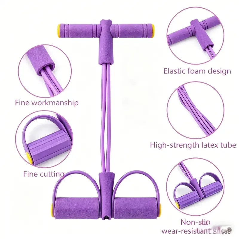 Multifunctional Yoga Pedal Resistance Band For Full Body Home Workout