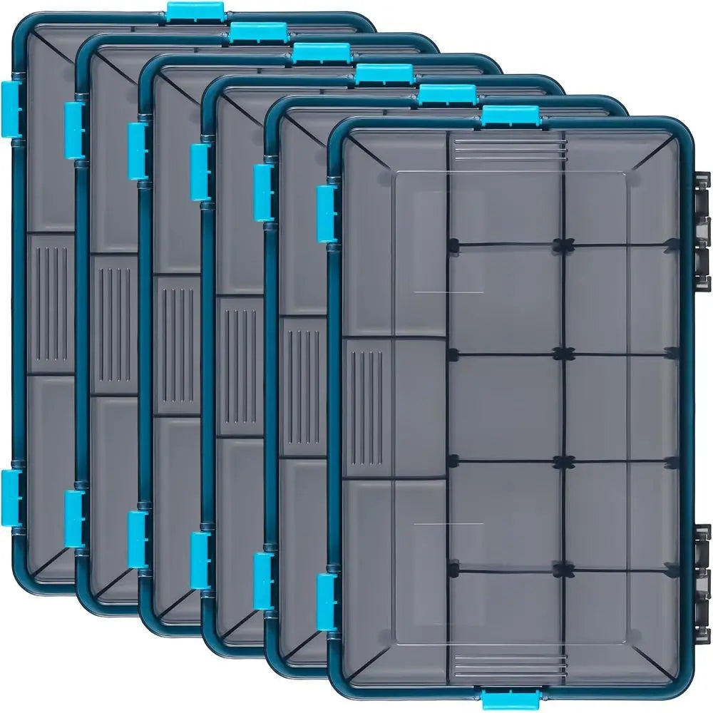 Waterproof Tackle Boxes With 3600 And 3700 Removable Dividers