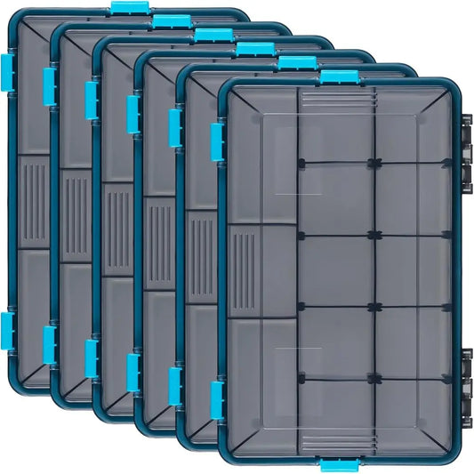 Waterproof Tackle Boxes With 3600 And 3700 Removable Dividers