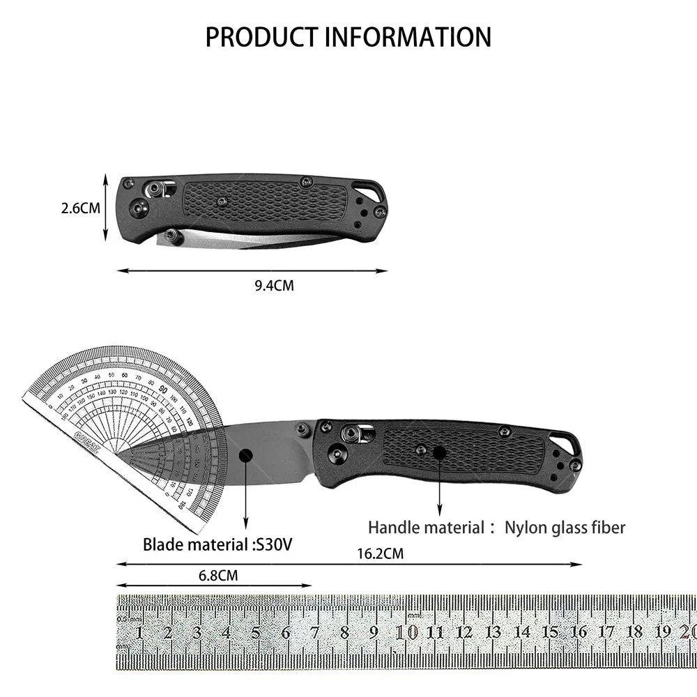 DIY Supplies 533 Compact Outdoor Folding Knife For EDC