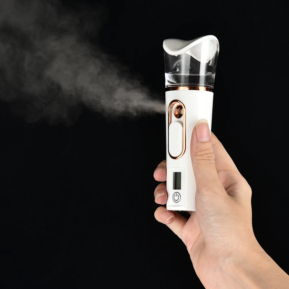 Mist Sprayer Handheld Nano Beauty Instrument Portable Facial Steamer Nebulizer